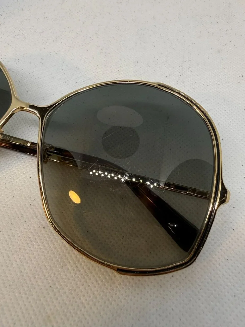 Marc Jacobs 621/S Gold Black Metal Sunglasses 62-13-145 KS6DX Dark Gray Lens
